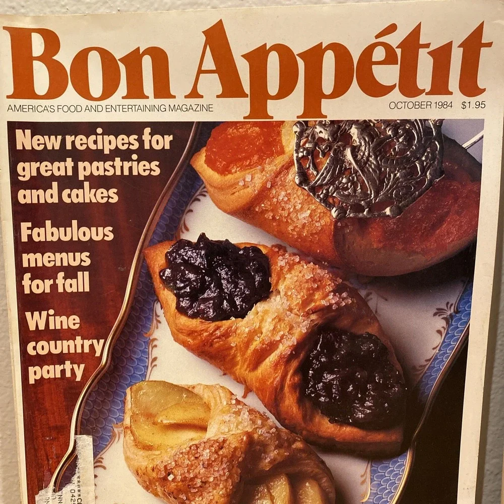 VINTAGE Lot of 3 ISSUES of BON‎ APPETIT Magazine Nov 1988, Oct Nov 1984